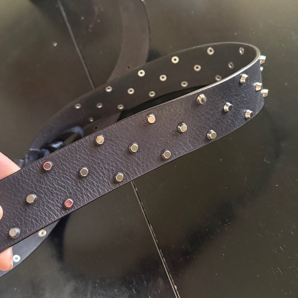 All Saints studded leather belt, M - Picture 3 of 3